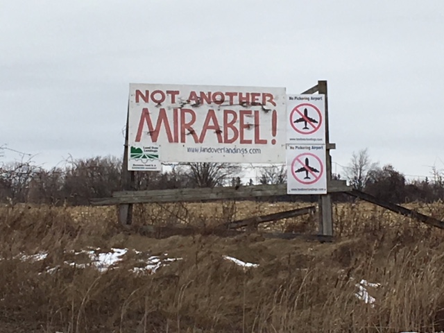 Is Pickering airport another Mirabel?