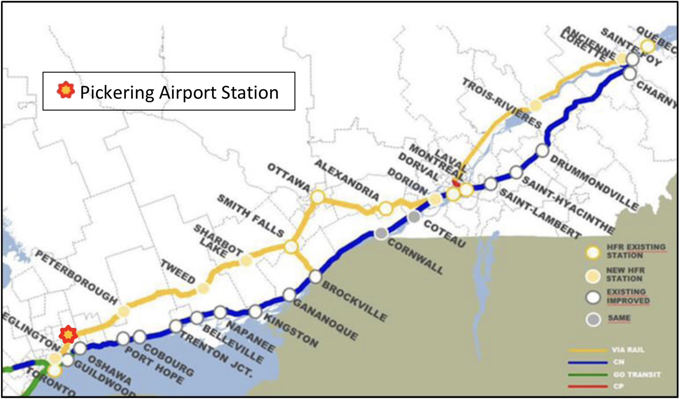 Via Rail and Pickering Airport – Harmony by the Numbers